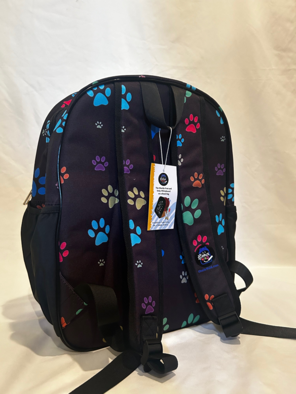 Dog Paw Backpack + Chalk Markers