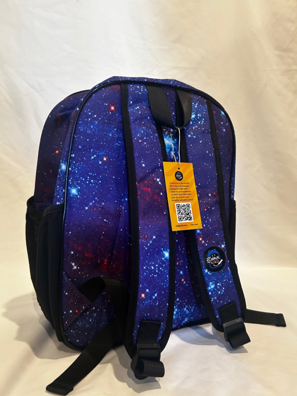 Galaxy Design Backpack + Chalk Markers