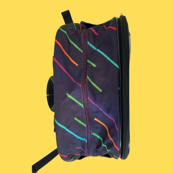 Neon Streaks Backpack + Chalk Markers - Image 3